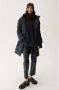 Busnel Farida Down Coat Zwart Dames - Thumbnail 2