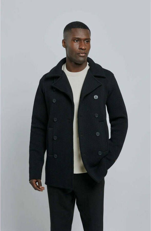 Busnel Christian Jas Casual Buitenkleding voor Hem Zwart Heren
