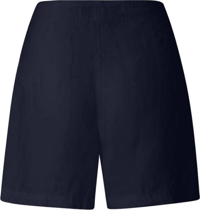 Busnel Luchtige Linnen Shorts Blauw Dames