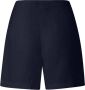 Busnel Luchtige Linnen Shorts Blauw Dames - Thumbnail 2