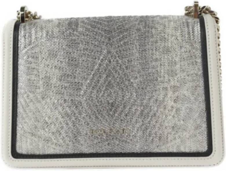 Bvlgari Vintage Pre-owned Leather shoulder-bags Wit Dames