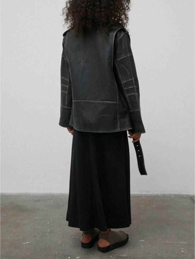 By Malene Birger Leren jas By Herenne Birger Zwart Dames