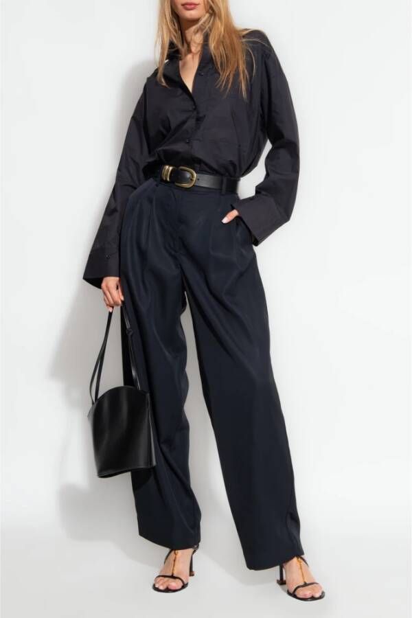 By Malene Birger Derris loszittend shirt By Herenne Birger Zwart Dames