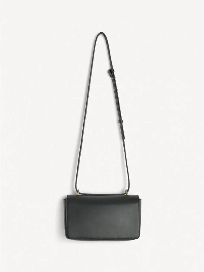 By Malene Birger Noval Leren Schoudertas By Herenne Birger Black Dames
