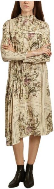 By Malene Birger Vanuna bedrukte jurk By Herenne Birger Beige Dames