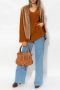 By Malene Birger Omkeerbare Shearling Vest met Ritssluiting By Herenne Birger Brown Dames - Thumbnail 2