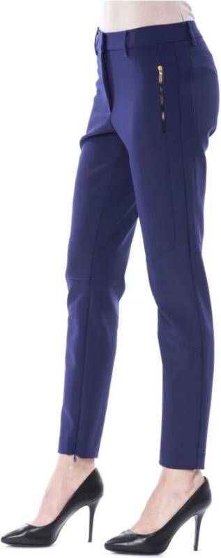 Byblos Blue Polyester Jeans & Pant Blauw Dames