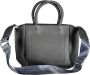 Byblos Elegante zwarte Tote met handvatten en schouderband Black Dames - Thumbnail 2