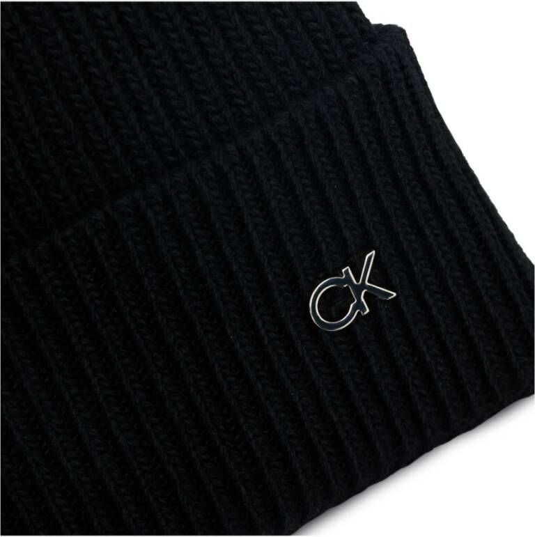 Calvin Klein Beanies Zwart Unisex