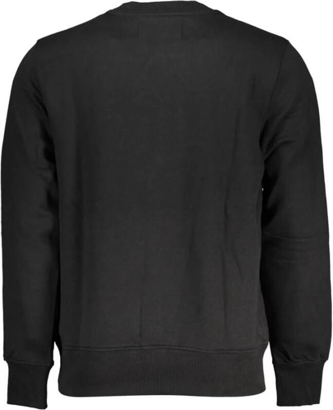 Calvin Klein Bedrukte longsleeve sweatshirt Hoogwaardig & veelzijdig Zwart Heren