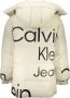 Calvin Klein Beige Polyester Jas met Afneembare Capuchon Beige - Thumbnail 5