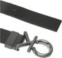 Calvin Klein Zwarte leren riem met gladde afwerking Black Heren - Thumbnail 3