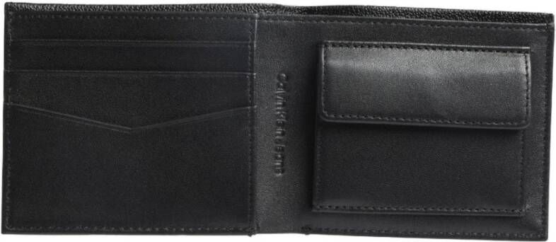 Calvin Klein bifold w munt portefeuilles Zwart Heren