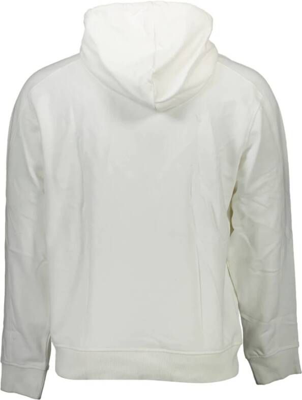Calvin Klein Biologisch Katoenen Hoodie Wit Heren