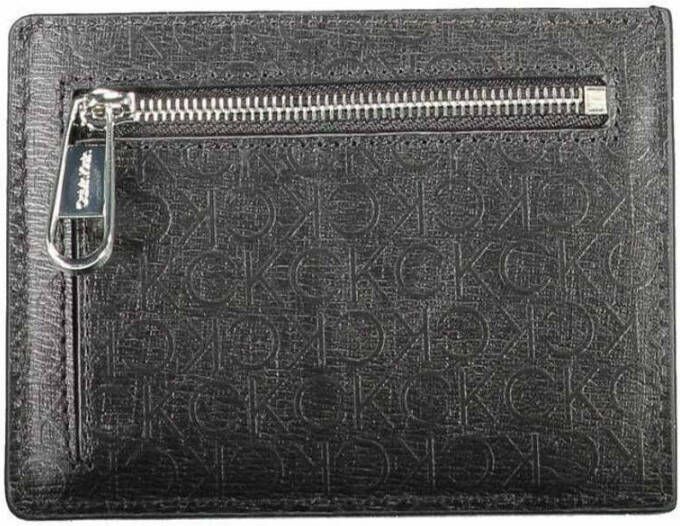 Calvin Klein Black Men Wallet Zwart Heren