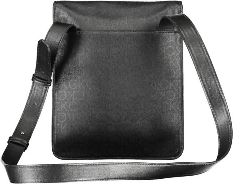 Calvin Klein Black Polyester Shoulder Bag Zwart Heren