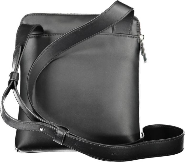 Calvin Klein Black Polyester Shoulder Bag Zwart Heren