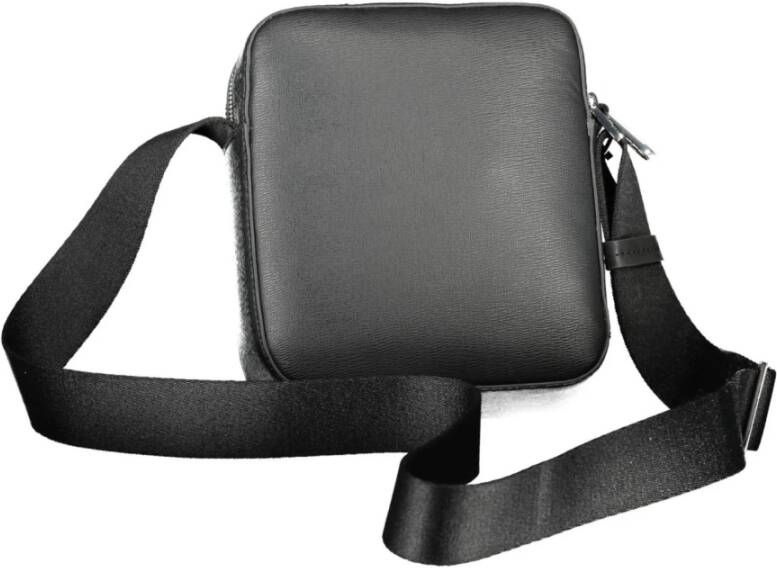 Calvin Klein Black Polyester Shoulder Bag Zwart Heren