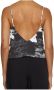 Calvin Klein Mouwloze blouse met patroon en V-hals Black Dames - Thumbnail 2