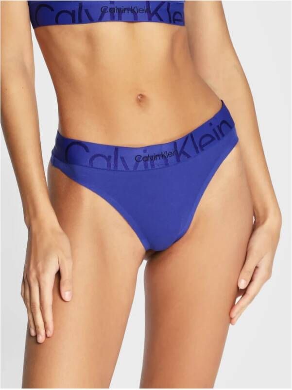Calvin Klein Bottoms Blauw Dames