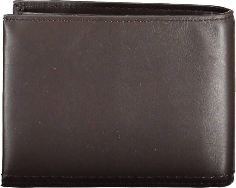 Calvin Klein Bruin Leren Portemonnee met RFID-blokker Bruin Heren