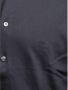 Calvin Klein Heren Navy Blauwe Gebreide Liquid Touch Overhemd Blue Heren - Thumbnail 2