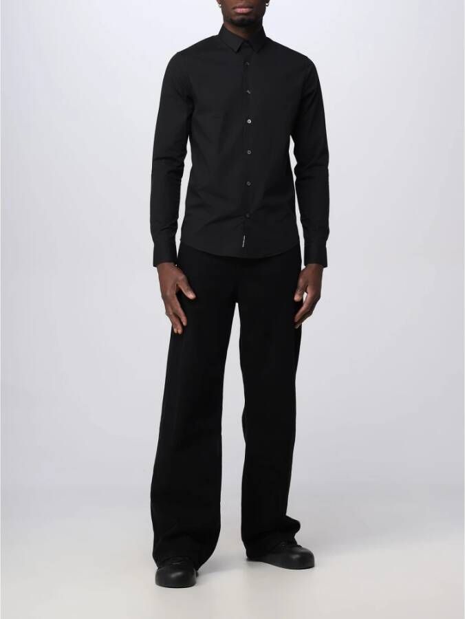 Calvin Klein Casual overhemd Zwart Heren