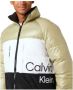 Calvin Klein Colorblock Puffer Jas White Heren - Thumbnail 2