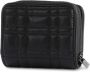 Calvin Klein Metallic Fastening Leather Wallet with Credit Card Holder Black Dames - Thumbnail 3