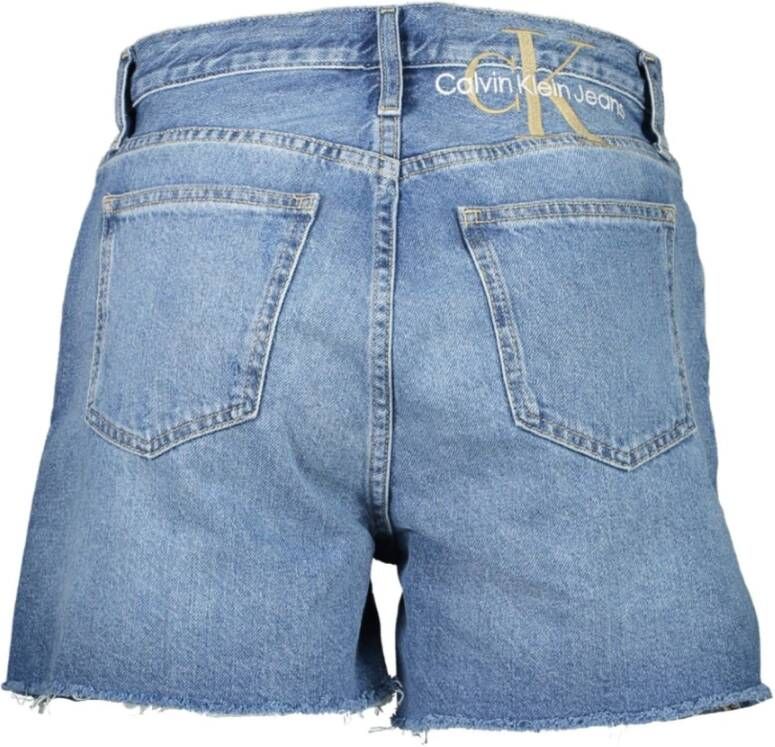 Calvin Klein Denim Shorts Blauw Dames