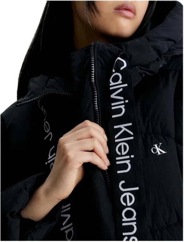 Calvin Klein Down Jackets Zwart Dames