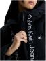 Calvin Klein Korte Pufferjas met Logo Trekkoord Black Dames - Thumbnail 4