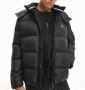 CALVIN KLEIN JEANS winterjas van gerecycled polyester zwart - Thumbnail 12