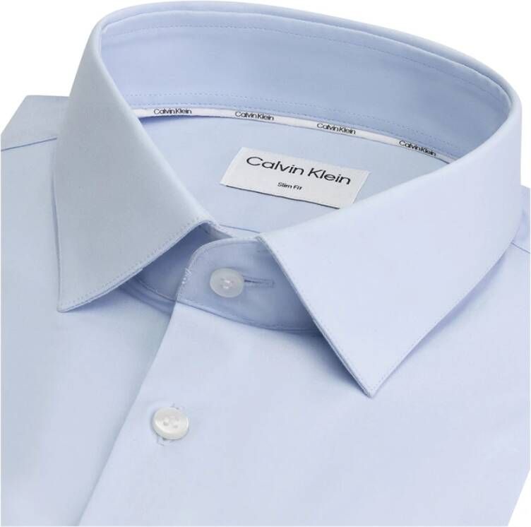 Calvin Klein Formal Shirts Blauw Heren