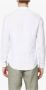 Calvin Klein Witte Linnen Mandarin Kraag Slim Fit Overhemd White Heren - Thumbnail 6