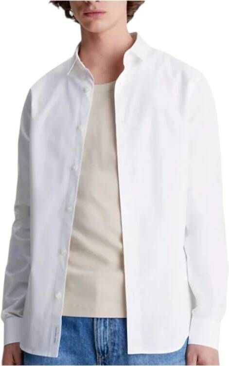 Calvin Klein Stijlvol Overhemd voor Heren Wit Heren