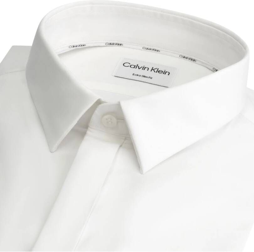 Calvin Klein Formal Shirts Wit Heren