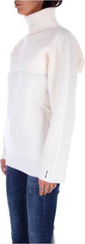 Calvin Klein Gele Sweaters met Cut-Out Detail Geel Dames