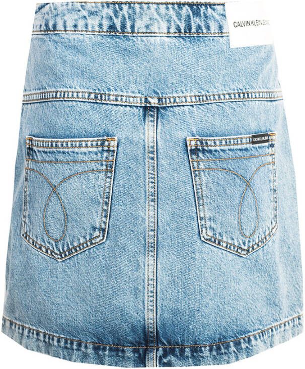 Calvin Klein ; High Rise; rok Blauw Dames