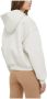 Calvin Klein Geborduurde Hoodie Comfortabel en stijlvol Beige Dames - Thumbnail 4