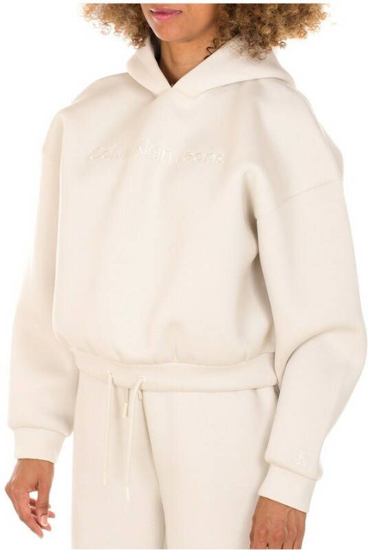 Calvin Klein Hoodies Wit Dames