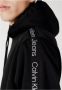 Calvin Klein Zwarte Logo Tape Hoodie voor Heren Black Heren - Thumbnail 6