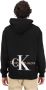 Calvin Klein Zwarte katoenen trui met capuchon en logoprint Zwart - Thumbnail 15
