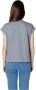Calvin Klein T-shirt met brede omgeslagen boorden aan de mouwen - Thumbnail 4