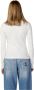 Calvin Klein Jeans Badge Rib Long Sleev J20J220295Ybi White Dames - Thumbnail 11