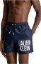 Calvin Klein Tijdloze zwemkleding met geborduurde tonale logo`s Blue Heren - Thumbnail 2
