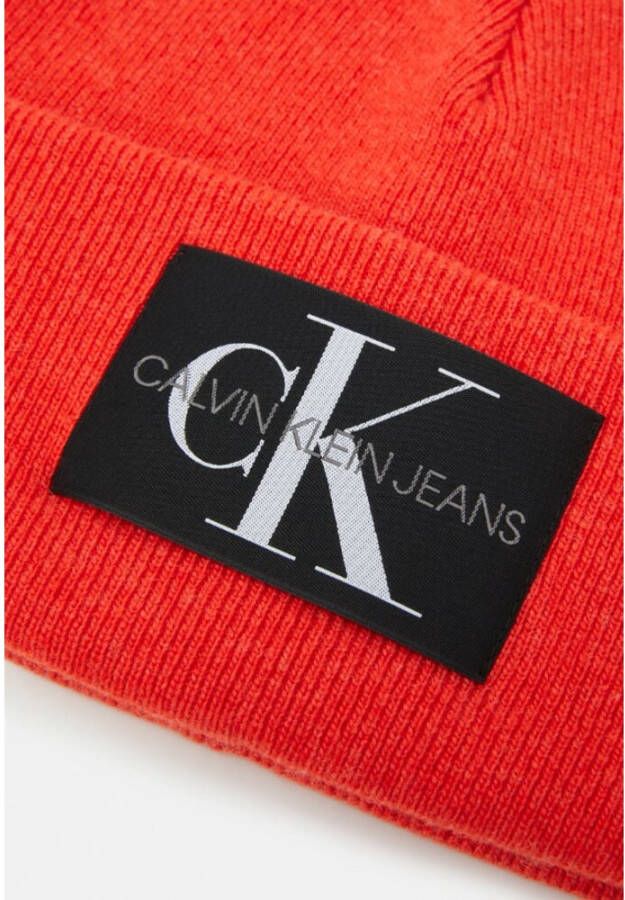Calvin Klein Jeans Beanie Oranje Dames
