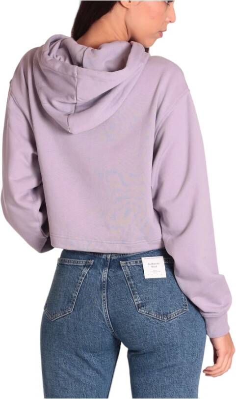 Calvin Klein Jeans Biologisch katoenen hoodie Paars Dames