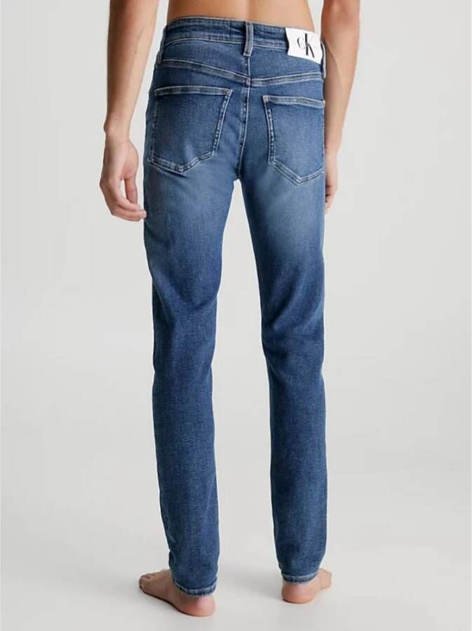 Calvin Klein Men Clothing Jeans Denim Ss23 Blauw Heren