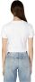 Calvin Klein Jeans Witte effen T-shirt voor vrouwen White Dames - Thumbnail 3